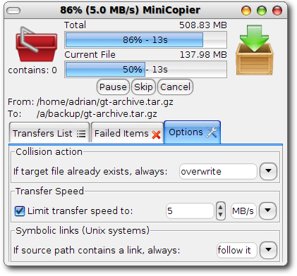 Exp3D architecture MiniCopier Screenshot
