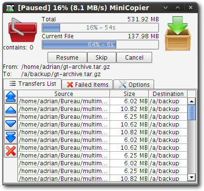 Exp3D architecture MiniCopier Screenshot